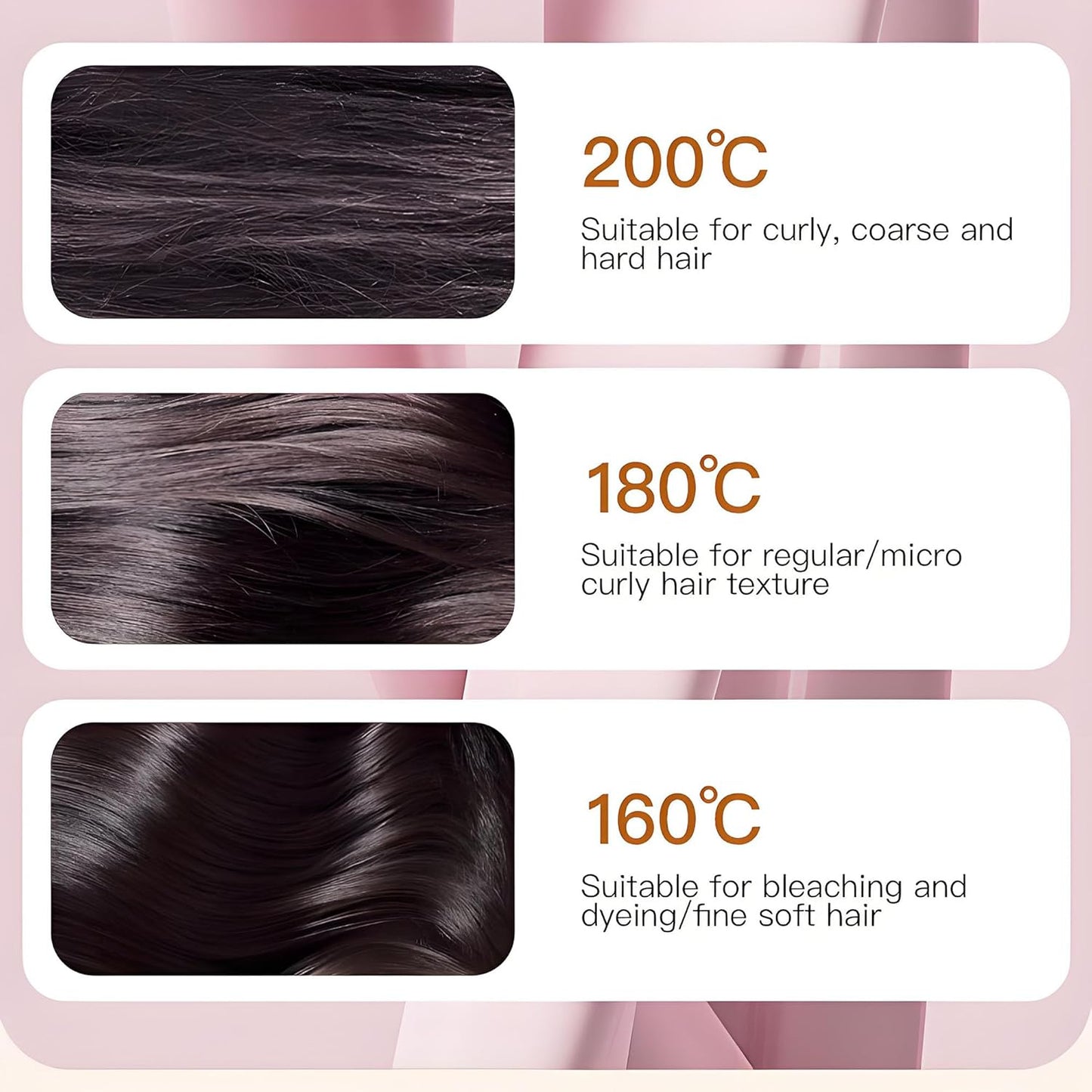 Glambrushs Mini Hair Straightener,Rechargeable Wireless Portable Hair Straightener Brush,3-Speed Temperature Control,Mini Hair Straightener for Women,Idea for Home Travel (Black)