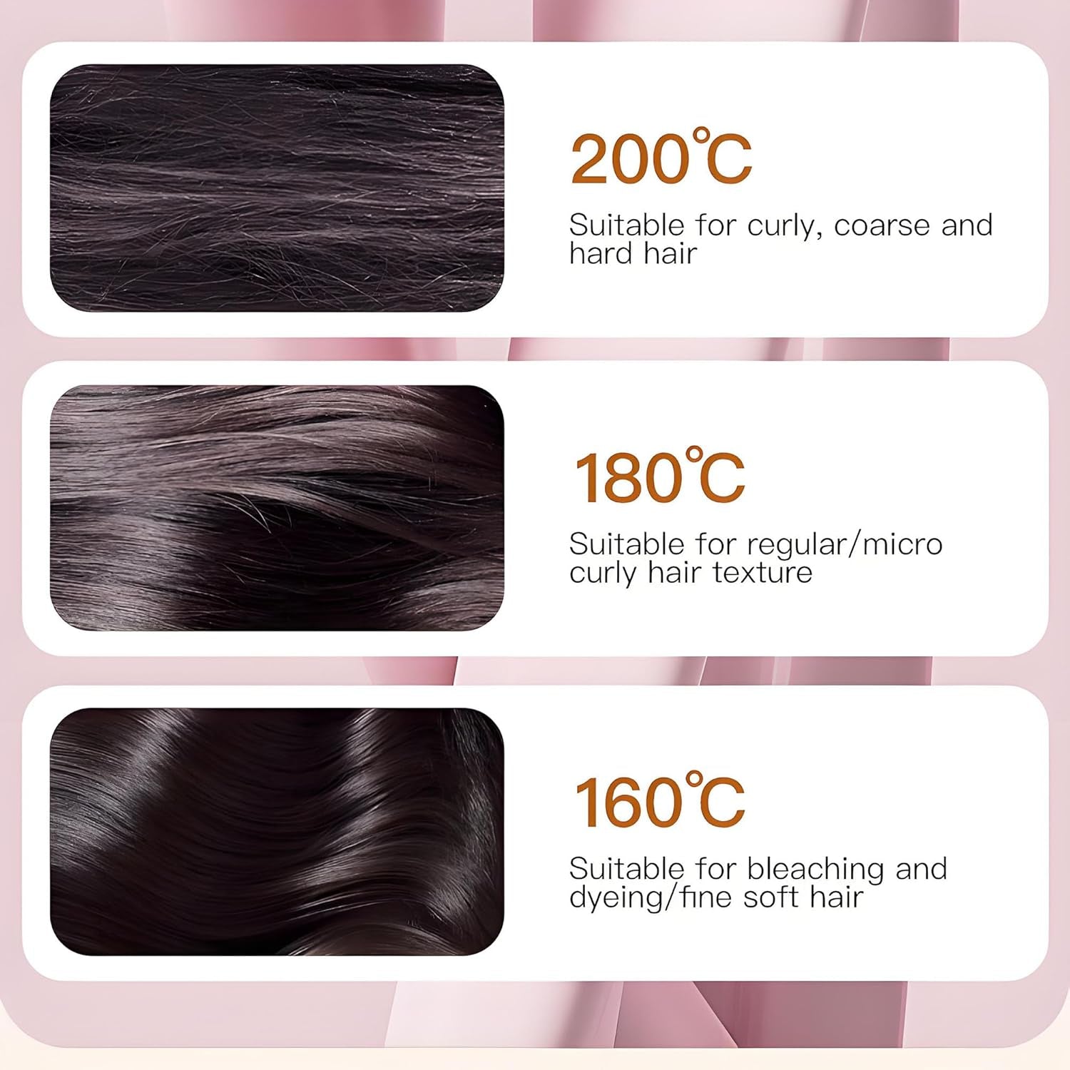 Glambrushs Mini Hair Straightener,Rechargeable Wireless Portable Hair Straightener Brush,3-Speed Temperature Control,Mini Hair Straightener for Women,Idea for Home Travel (Black)